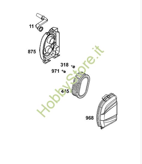 A - GRUPPO FILTRO ARIA B&S - 09 €¦ 09P702-0229-H1 brand Stihl